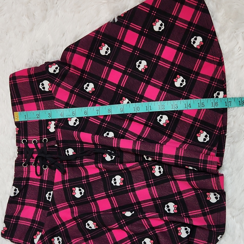 Hot Topic Monster High Uniform GothicSkull Skirt - Picture 8 of 8